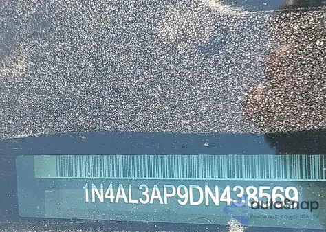 2013 Nissan Altima 2.5 Sl from USA, damaged, VIN 1N4AL3AP9DN438569